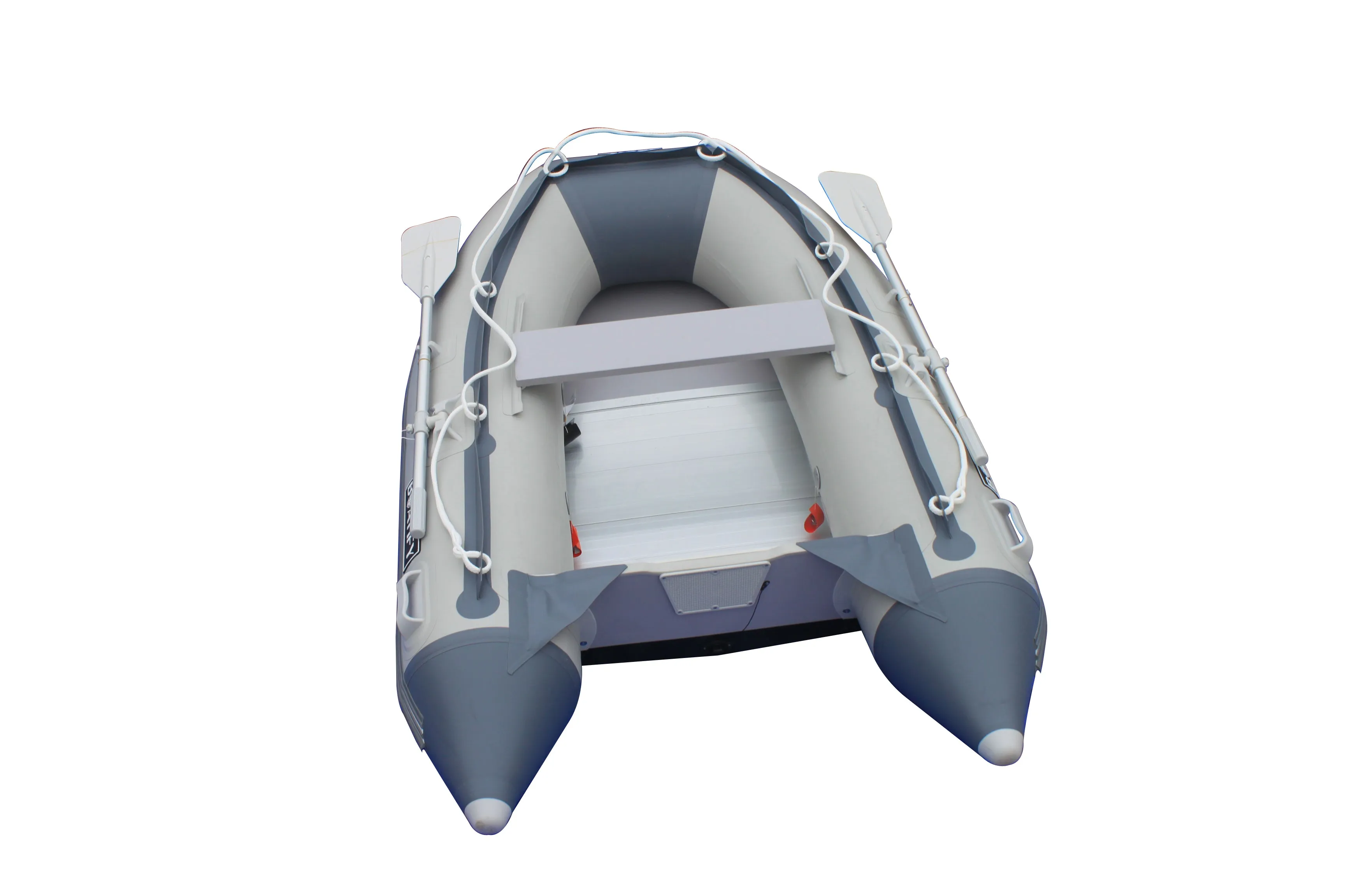 Boatify 8.9 ft Inflatable Boat Raft Dinghy Pontoon Boat kayak with Aluminum Floor