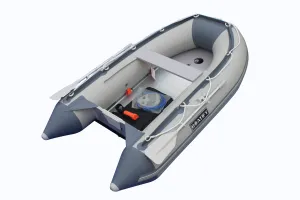 Boatify 8.9 ft Inflatable Boat Raft Dinghy Pontoon Boat kayak with Aluminum Floor