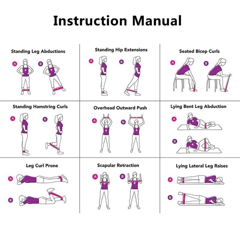 Elasta Band® Workout Resistance Bands (Set of 5)