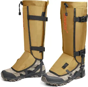 Frelaxy Snake Gaiters, Waterproof Snake Guard Chaps, Snake Bite Protection for Lower Legs, Adjustable Snake Proof Gaiters for Hunting/Outdoor Working, Fit for Men & Women