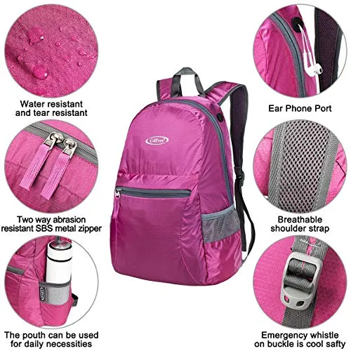 G4Free 20L Lightweight Packable Backpack Travel Hiking Daypack Foldable