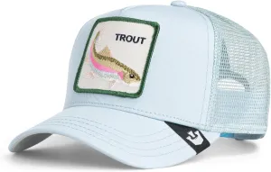 Goorin Bros. The Farm Unisex Original Adjustable Snapback Trucker Hat, Slate (The Trout Fish), One Size
