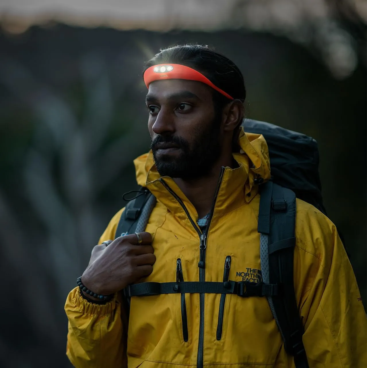 KNOG Bandicoot 250 LED Headlamp - Rechargeable Camping Headlamp with 40m Beam, IP67 Waterproof, Multi-Mode Lighting & Silicone Strap - Durable, Innovative Headlamp for Hiking & Outdoors, Coral