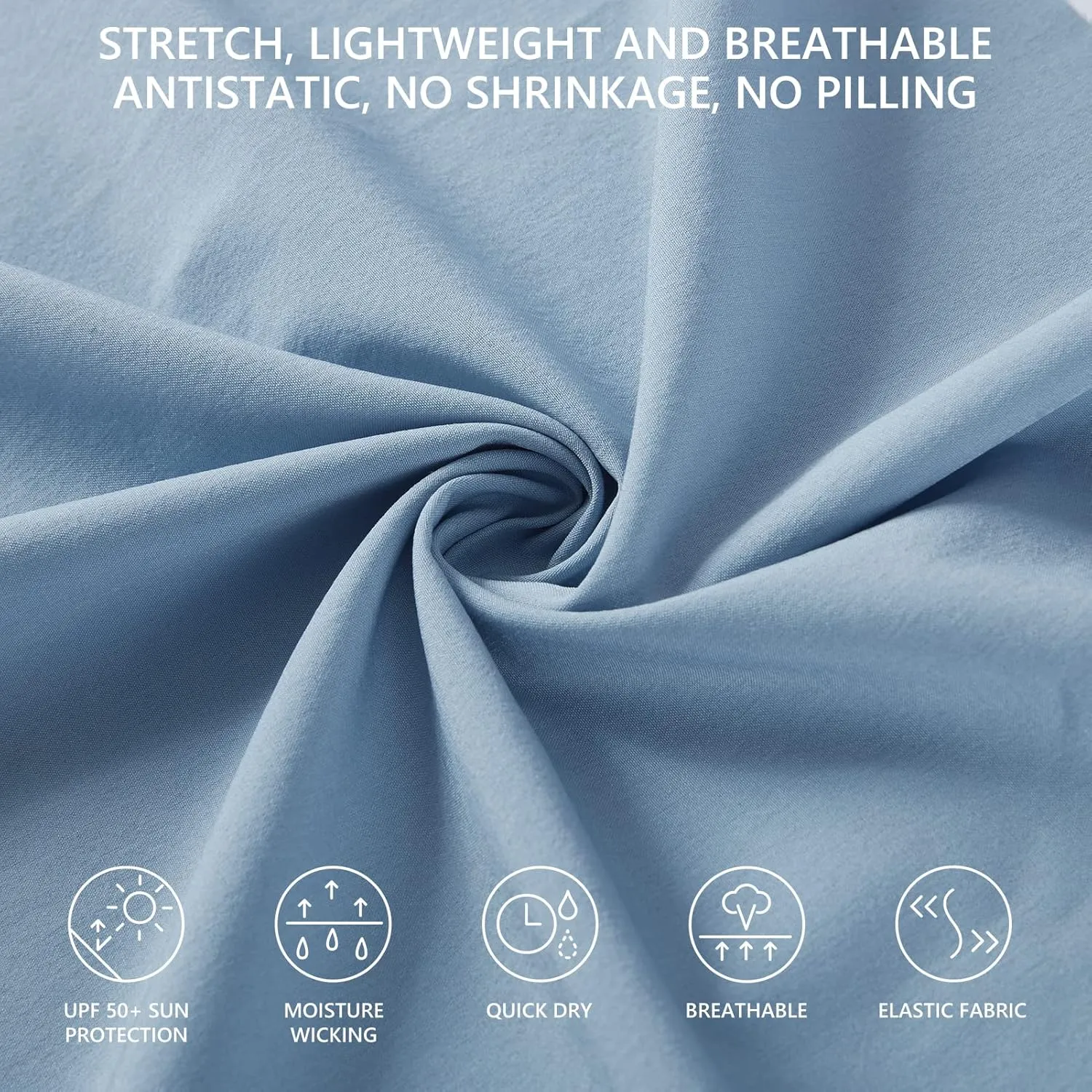 Lightbare Womens UPF 50  Tank Dress with Pockets Detachable Shorts Drawstring Waist Quick Dry for Hiking Camping Outdoors