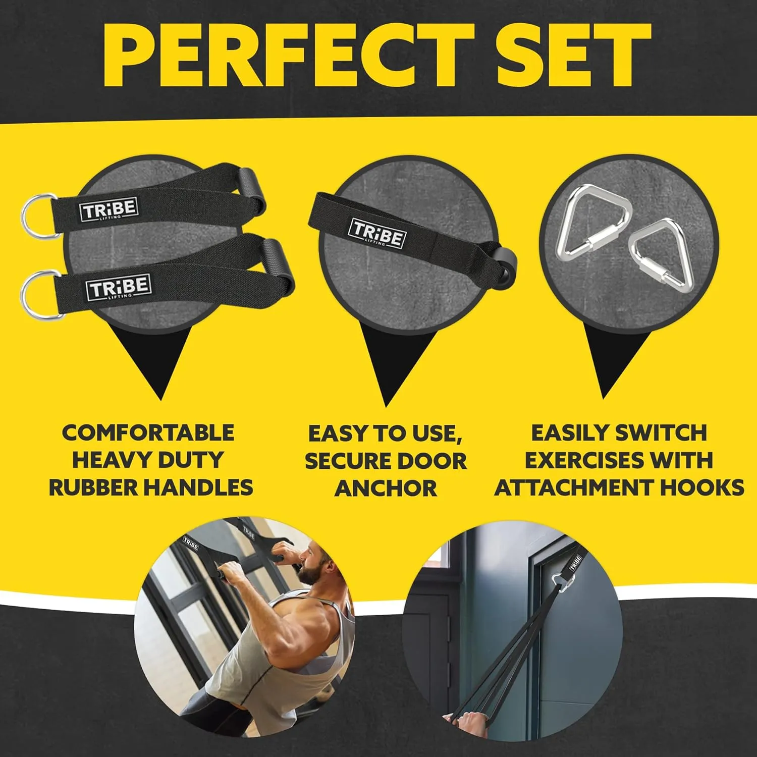 Long Resistance Bands for Working Out Men and Women
