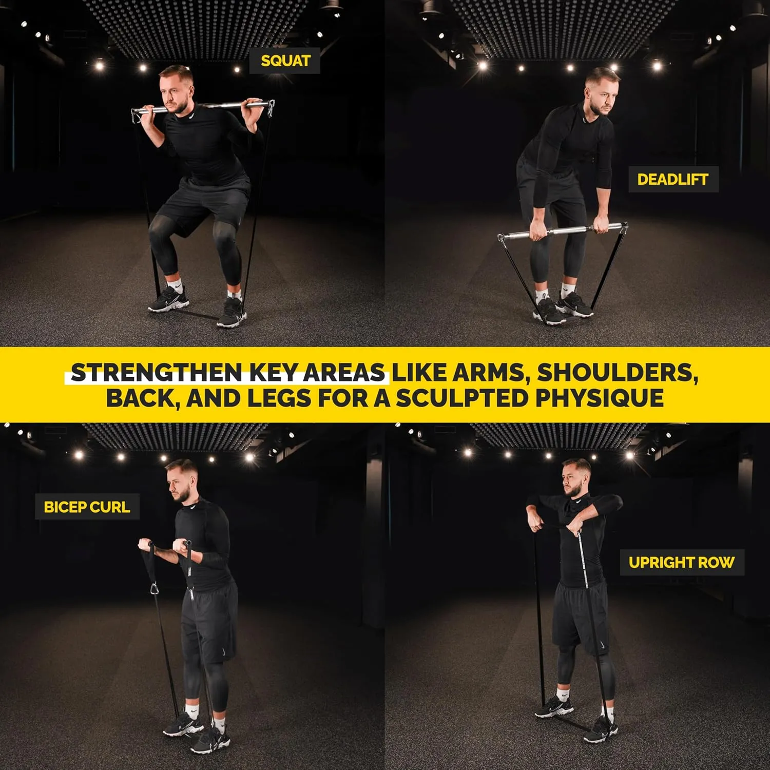 Long Resistance Bands for Working Out Men and Women