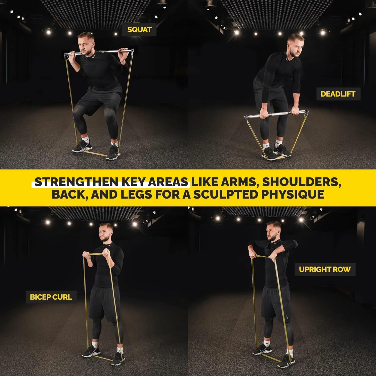 Long Resistance Bands for Working Out Men and Women