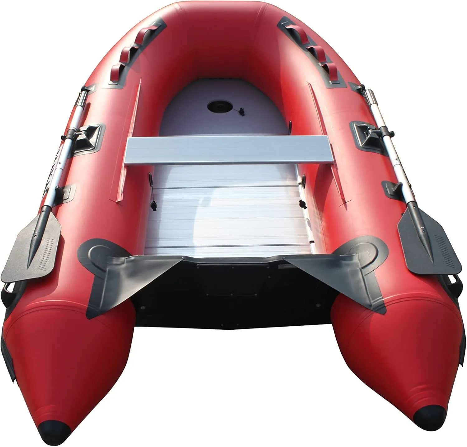 Makai 9.5ft Inflatable Boat Raft Dinghy Pontoon Boat with Aluminum Floor