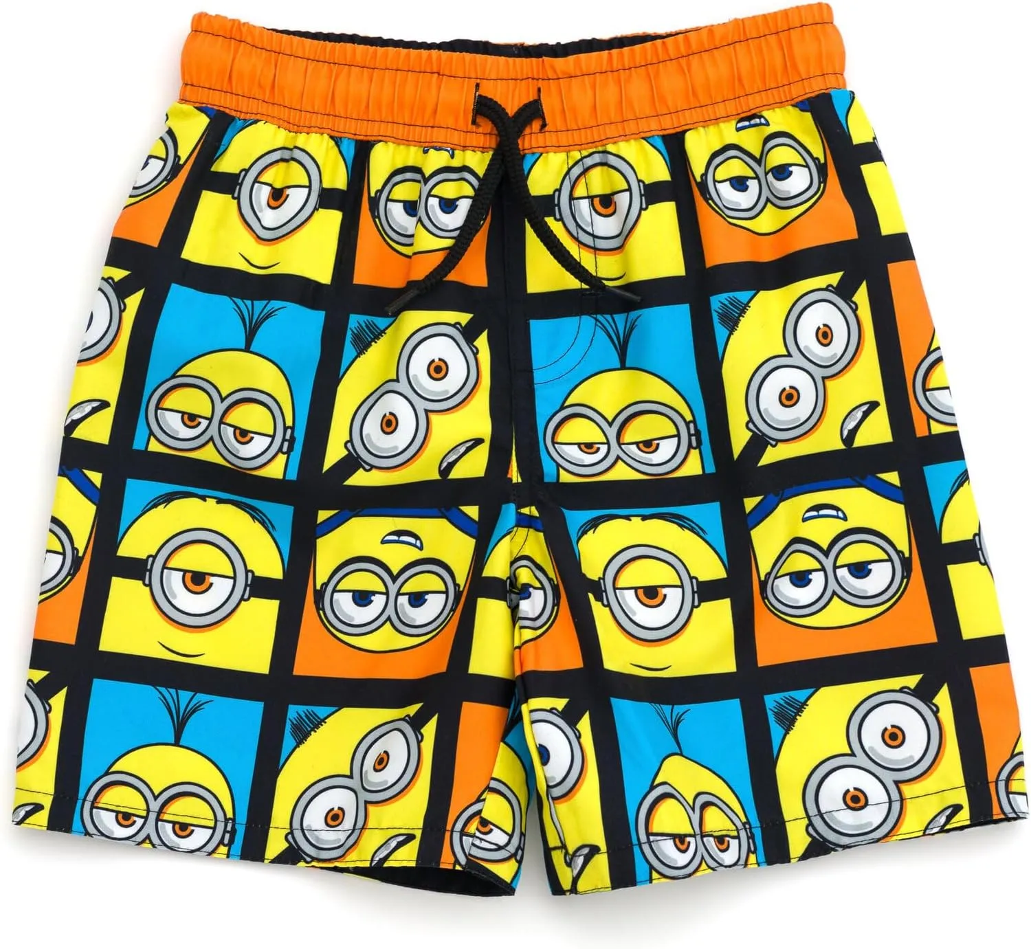Minions UPF 50  Swim Trunks Bathing Suit Toddler to Big Kid Sizes (2T - 10-12)