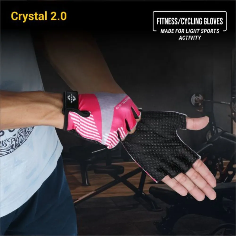Nivia Crystal 2.0 Fitness Glove Small - Pink