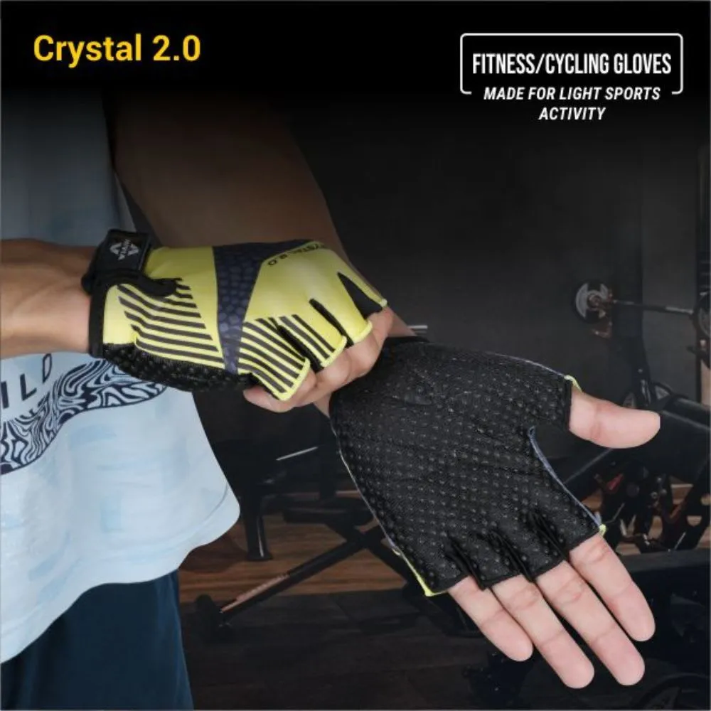 Nivia Crystal 2.0 Fitness Glove Small - Yellow
