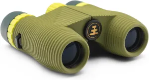 Nocs Provisions Standard Issue 10x25 Waterproof Binoculars, 10X Magnification, Bak4 Prism, Wide View Multi-Coated Lenses for Bird Watching, Hiking & Backpacking - Olive Green