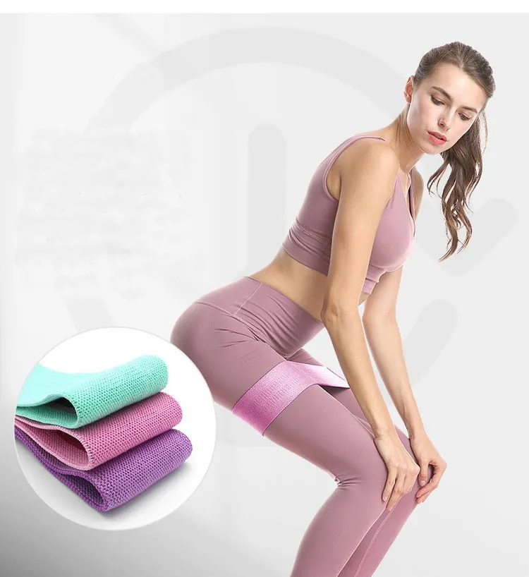 Resistance Bands Set Workout Rubber Elastic Sport Booty Band Fitness Equipment For Yoga Gym Training Fabric Bandas Elasticas