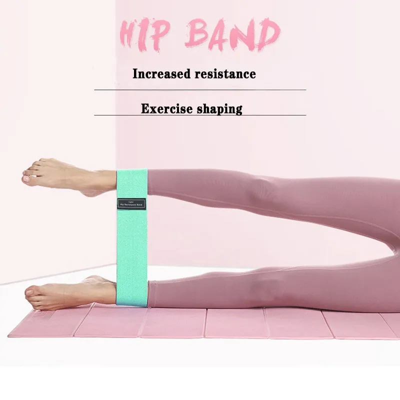 Resistance Bands Set Workout Rubber Elastic Sport Booty Band Fitness Equipment For Yoga Gym Training Fabric Bandas Elasticas