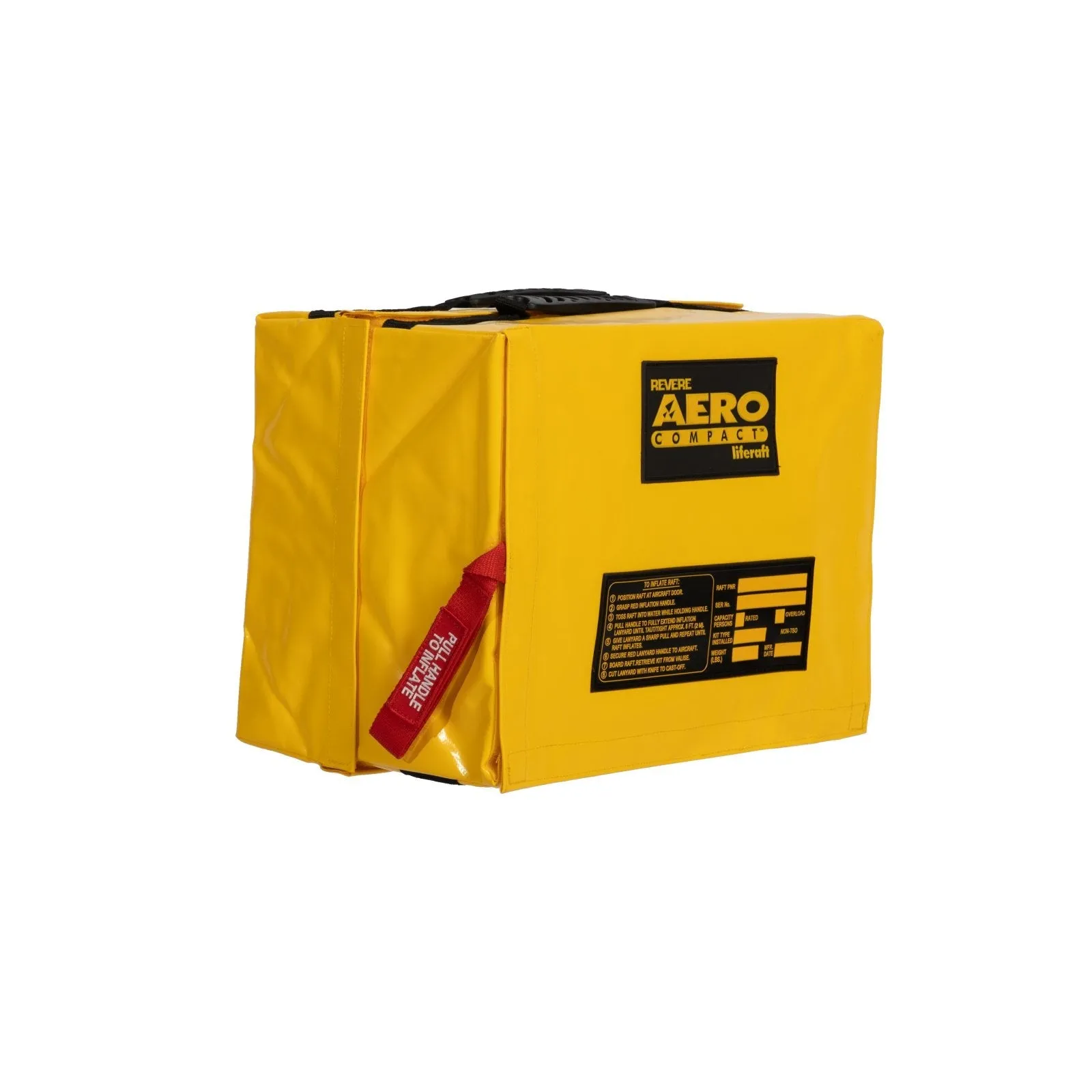 Revere Aero Compact Aviation Life Raft, 2-4 Person, Valise Bag