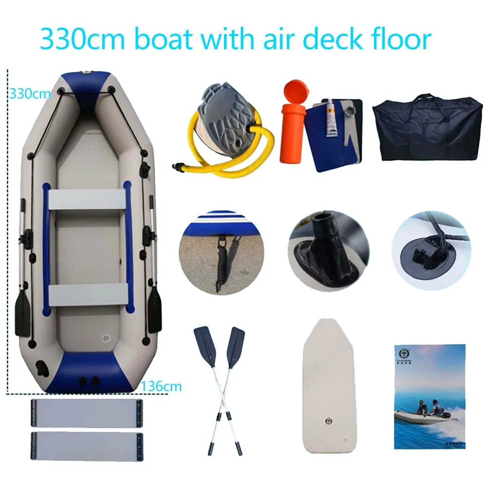 SOLAR MARINE Inflatable Fishing Raft