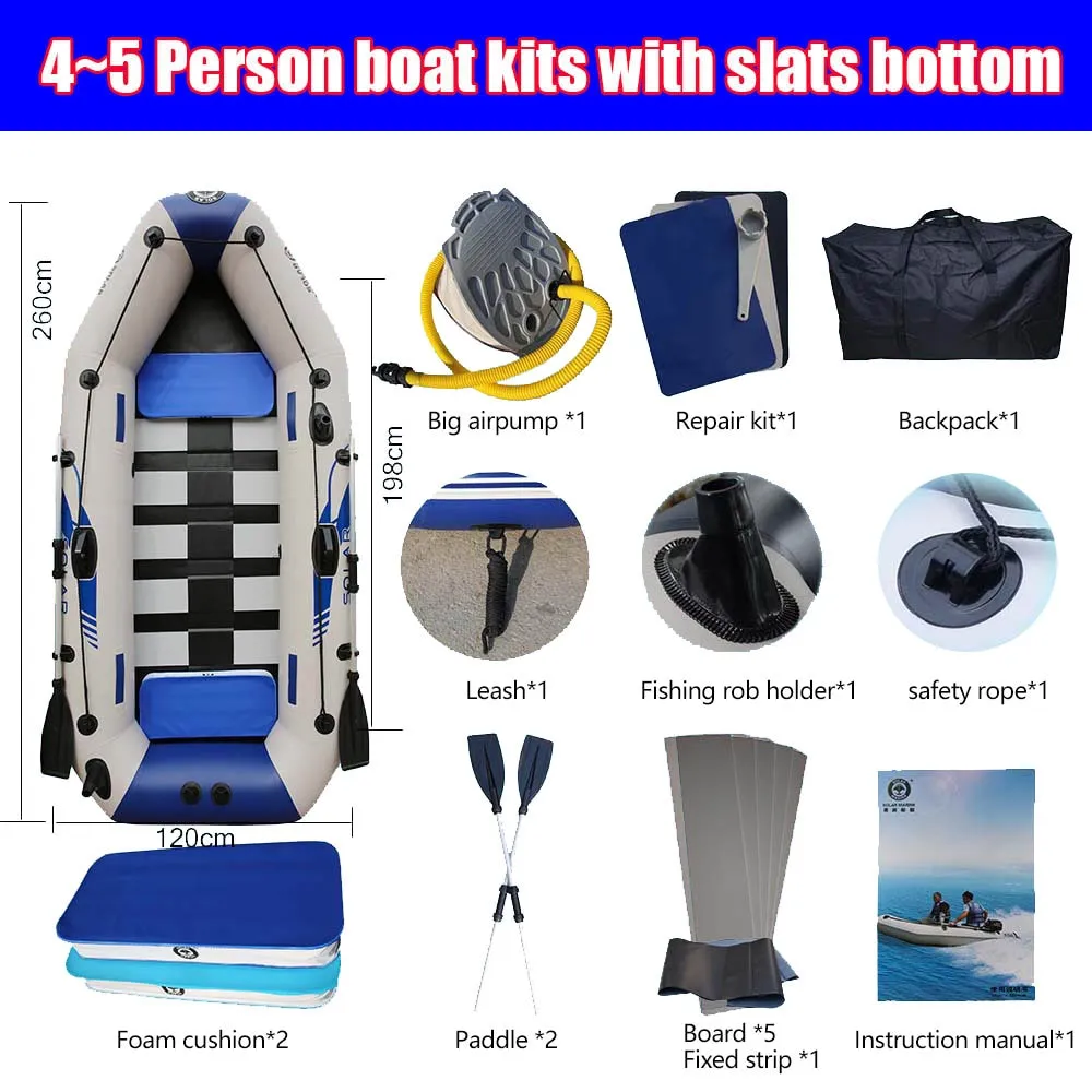 SOLAR MARINE Inflatable Fishing Raft