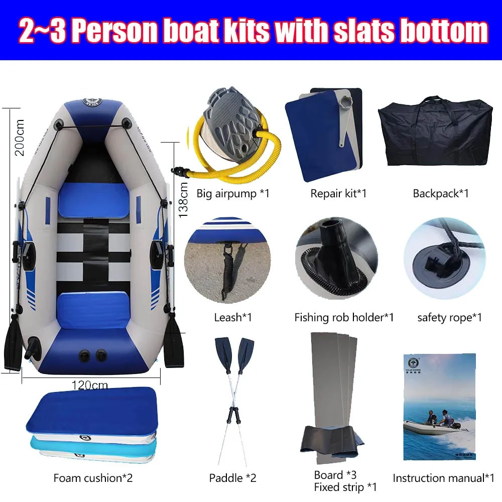 SOLAR MARINE Inflatable Fishing Raft