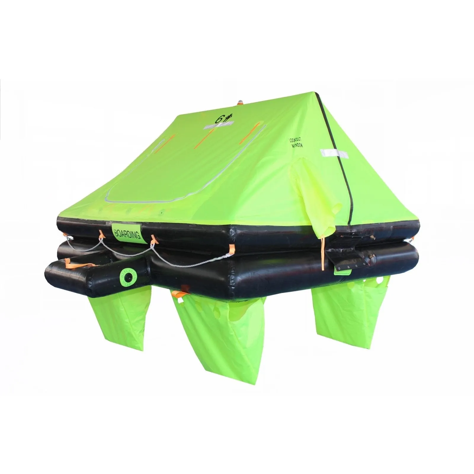 Superior Offshore Stream Life Raft, 4 - 8 person