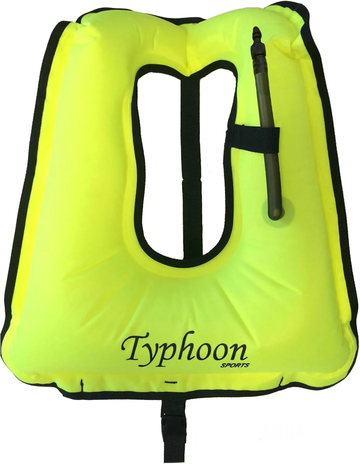 Typhoon Inflatable Snorkel Vest Safety Jacket Horseshoe Design Swimming Diving (Youth up to 80 lbs)
