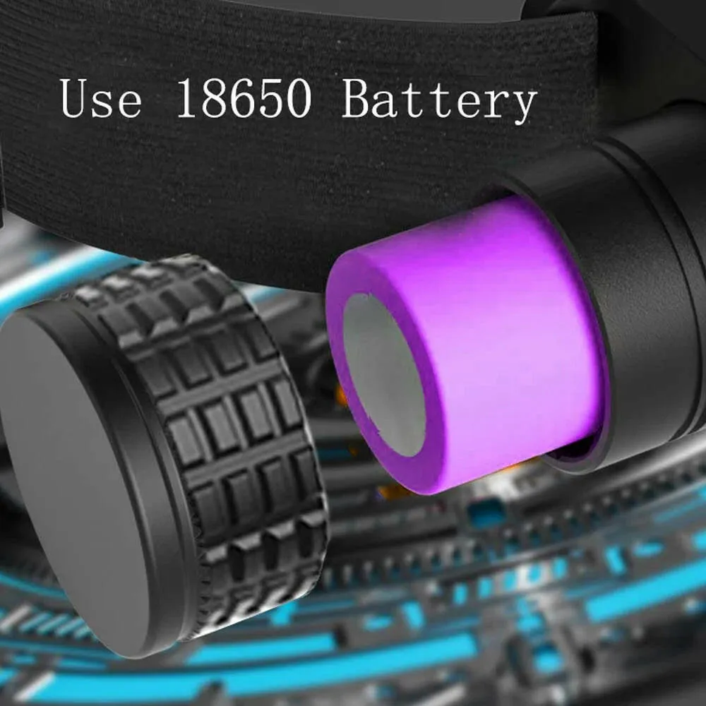 XPG2 LED Mini Headlamp High Power White Red Memory Headlight 18650 Rechargeable USB Type-C Torch Camping Hunting Flashlight Lamp